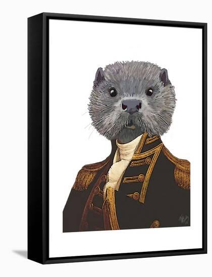 Captain Otter-Fab Funky-Framed Stretched Canvas