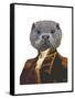 Captain Otter-Fab Funky-Framed Stretched Canvas