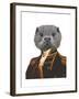 Captain Otter-Fab Funky-Framed Art Print