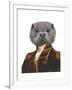 Captain Otter-Fab Funky-Framed Art Print