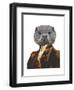 Captain Otter-Fab Funky-Framed Art Print