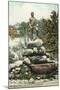 Captain Parker Monument, Lexington-null-Mounted Art Print