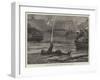 Captain Paul Boyton Exhibiting His Swimming Apparatus in Cork Harbour-null-Framed Giclee Print