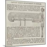 Captain Reed's Improvement in Saddles-null-Mounted Giclee Print