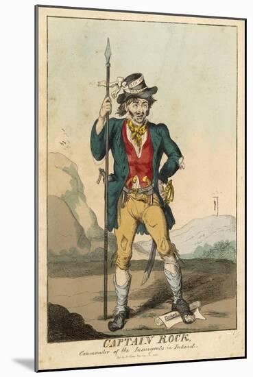 Captain Rock, Commander of the Insurgents in Ireland-null-Mounted Art Print