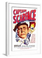 Captain Scarface-null-Framed Art Print