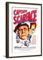 Captain Scarface-null-Framed Art Print