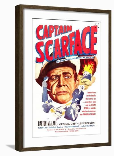 Captain Scarface-null-Framed Art Print