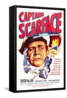 Captain Scarface-null-Framed Stretched Canvas