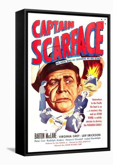 Captain Scarface-null-Framed Stretched Canvas