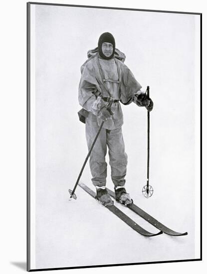 Captain Scott, British polar explorer, in the Antarctic, 1911-Herbert Ponting-Mounted Photographic Print