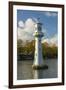 Captain Scott Memorial Lighthouse, Roath Park, Cardiff, Wales, U.K.-Billy Stock-Framed Photographic Print