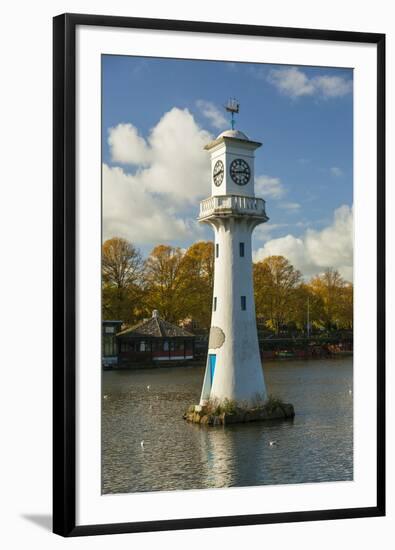 Captain Scott Memorial Lighthouse, Roath Park, Cardiff, Wales, U.K.-Billy Stock-Framed Photographic Print