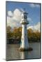 Captain Scott Memorial Lighthouse, Roath Park, Cardiff, Wales, U.K.-Billy Stock-Mounted Photographic Print