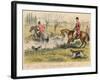 Captain Spurrier Cut Down by Romford, 1865-John Leech-Framed Giclee Print