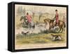 Captain Spurrier Cut Down by Romford, 1865-John Leech-Framed Stretched Canvas