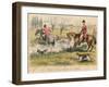 Captain Spurrier Cut Down by Romford, 1865-John Leech-Framed Giclee Print