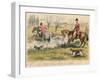 Captain Spurrier Cut Down by Romford, 1865-John Leech-Framed Giclee Print