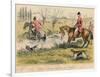 Captain Spurrier Cut Down by Romford, 1865-John Leech-Framed Giclee Print