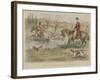 Captain Spurrier "Cut Down" by Romford-John Leech-Framed Giclee Print