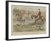 Captain Spurrier "Cut Down" by Romford-John Leech-Framed Giclee Print