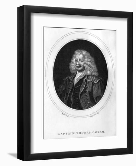 Captain Thomas Coram, 1810-William Hogarth-Framed Giclee Print