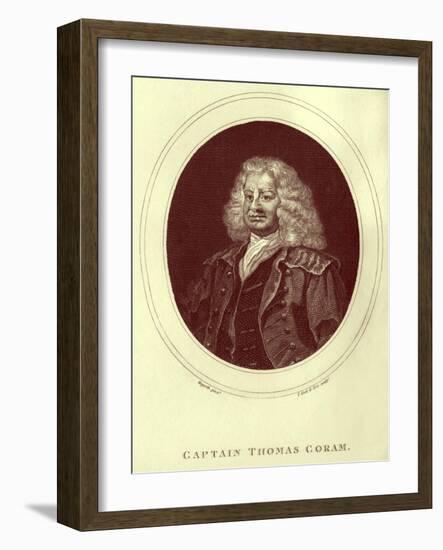 Captain Thomas Coram, 1810-William Hogarth-Framed Giclee Print