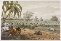 Pigsticking in India-Captain Thomas-Mounted Art Print