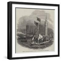 Captain Urquhart's Life-Preserving Raft-null-Framed Giclee Print