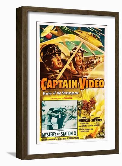 Captain Video: Master of the Stratosphere-null-Framed Art Print