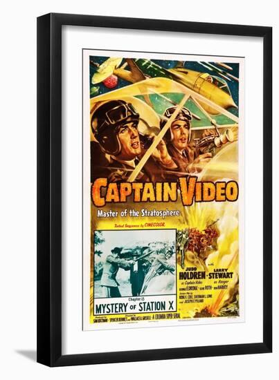 Captain Video: Master of the Stratosphere-null-Framed Art Print