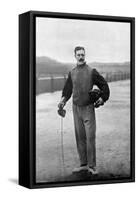 Captain Walter Edgeworth-Johnstone of the Royal Irish Regiment, Aldershot, Hampshire, 1896-Gregory & Co-Framed Stretched Canvas