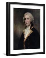 Captain William Bentinck (1764-181), Naval Commander, 1787-1788-George Romney-Framed Giclee Print