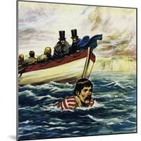 Captain William Webb Was the First Man to Swim the Channel-Alberto Salinas-Mounted Giclee Print