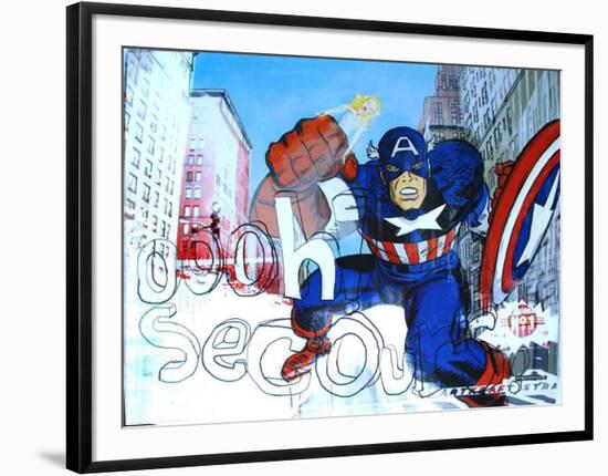 Captain Yeah-Cyril Anquelidis-Framed Art Print