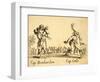 Captains Bonbardon and Grillo, 1622-Jacques Callot-Framed Giclee Print