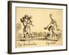 Captains Bonbardon and Grillo, 1622-Jacques Callot-Framed Giclee Print