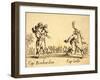 Captains Bonbardon and Grillo, 1622-Jacques Callot-Framed Giclee Print