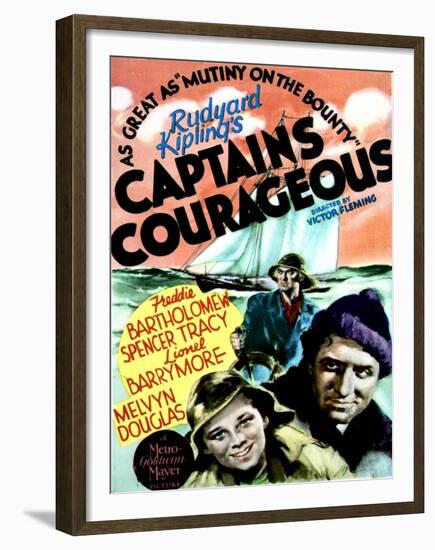 Captains Courageous - Movie Poster Reproduction-null-Framed Photo