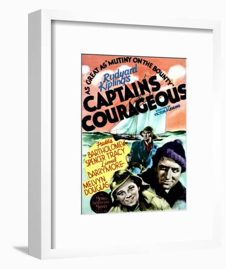 Captains Courageous - Movie Poster Reproduction-null-Framed Photo