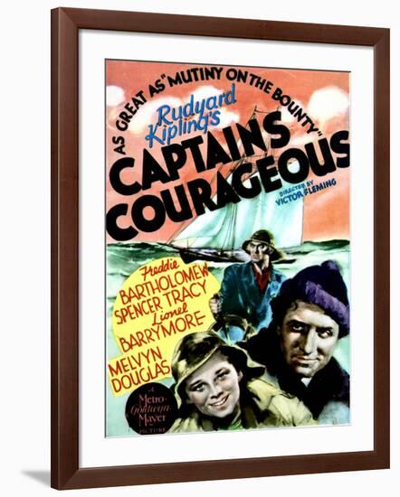 Captains Courageous - Movie Poster Reproduction-null-Framed Photo