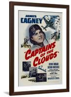 Captains of the Clouds, James Cagney, 1942-null-Framed Art Print