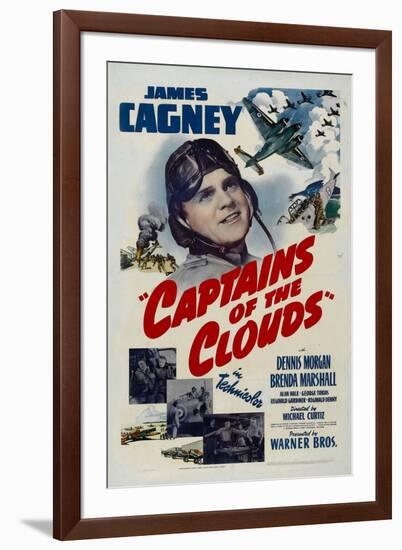 Captains of the Clouds, James Cagney, 1942-null-Framed Art Print