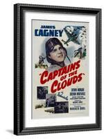 Captains of the Clouds, James Cagney, 1942-null-Framed Art Print