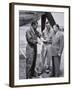 Captains Yeager and Fitzgerald with Larry Bell-null-Framed Photographic Print
