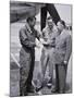 Captains Yeager and Fitzgerald with Larry Bell-null-Mounted Photographic Print
