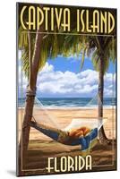 Captiva Island, Florida - Hammock Scene-Lantern Press-Mounted Art Print