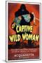 Captive Wild Woman-null-Mounted Art Print