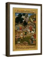 Captive Youth Being Brought before a Mounted Prince, C. 1605-null-Framed Giclee Print