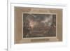 Capture and Burning of the City of Washington, 1815-null-Framed Giclee Print